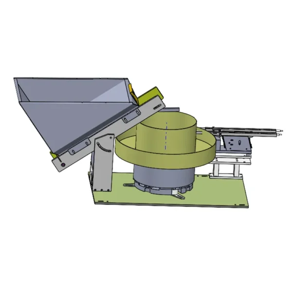 Two Tracks Vibratory Bowl Feeder for Plastic Parts 3D Model