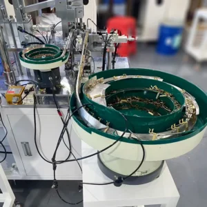 Automatic Metal Clip Assembly Machine with Vibratory Feeders3
