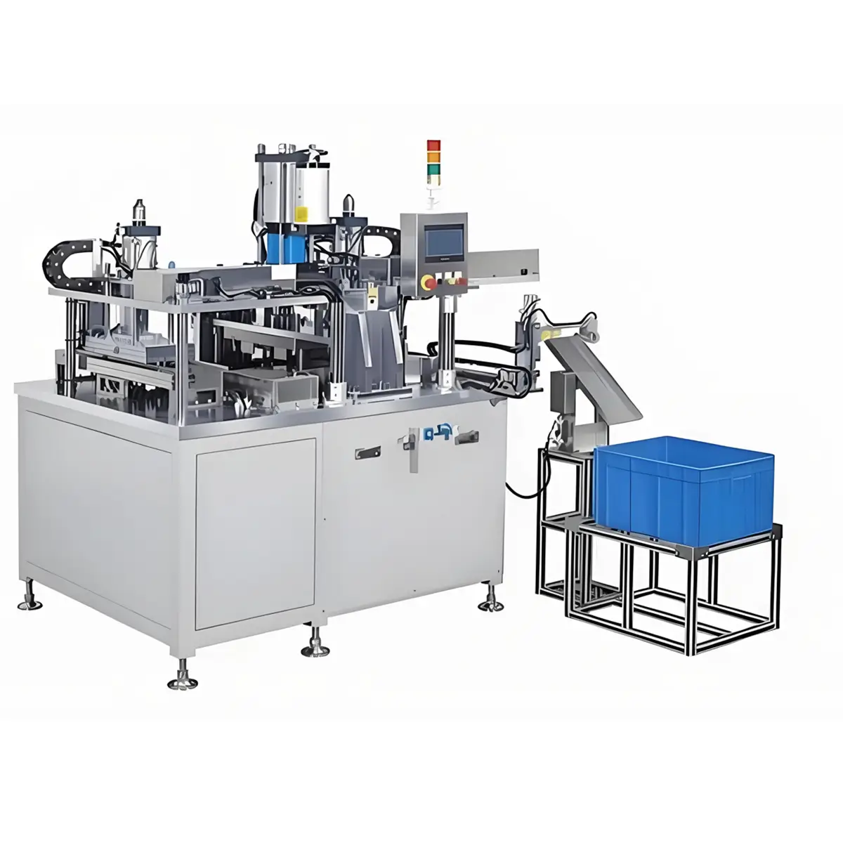 Automatic assembly machine for IV drip caps Automatic assembly machine for IV drip caps