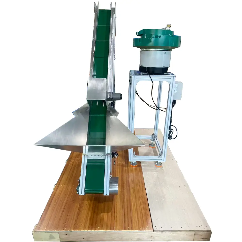 Automatic Spring Bowl Feeder with Hopper Elevator Conveyor Automatic Spring Bowl Feeder with Hopper Elevator Conveyor